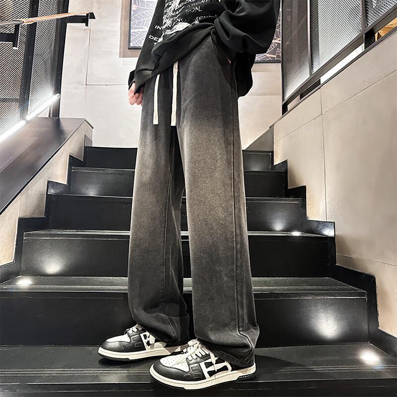 Men's American Style Loose Straight Leg Jeans