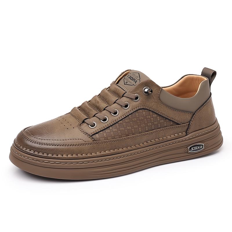 Herren Freizeitsneaker Lederschuhe Outdoor-Schuhe
