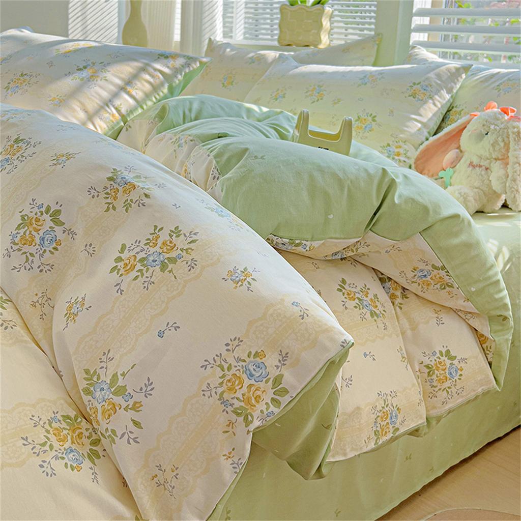 Rural Style Cotton Small Fresh Floral Print Three/four Piece Set [multiple Options]