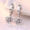 Elegant Plum Blossom & Peony Dangle Earrings for Women - Cute, Ladylike Douyin-Inspired Ear Ornaments