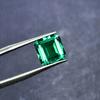 Natural Green Colombian Emerald Certified Asscher Cut 9x9 MM Loose Gemstone