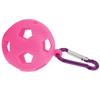 Golfball Schutzhülle Silikon Hülle Halter mit Schlüsselanhänger Golf Trainingszubehör Rosenrot