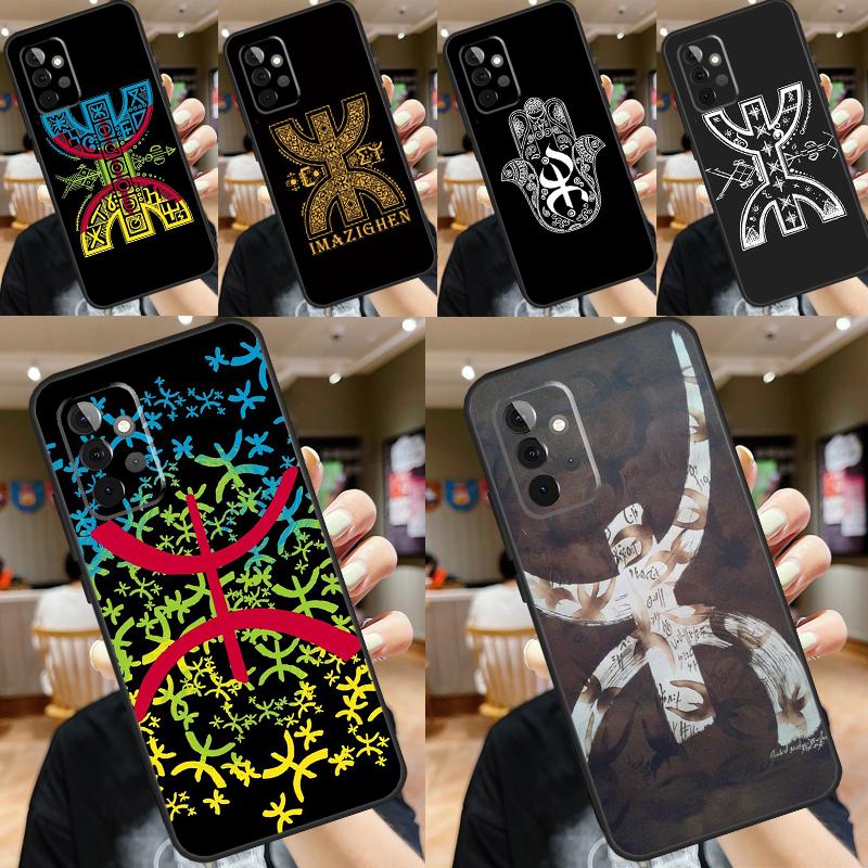Amazigh Berber Flag Case For Samsung Galaxy A55 A35 A15 A14 A34 A54 A53 A33 A23 A13 A12 A32 A52 A51 A71 Cover