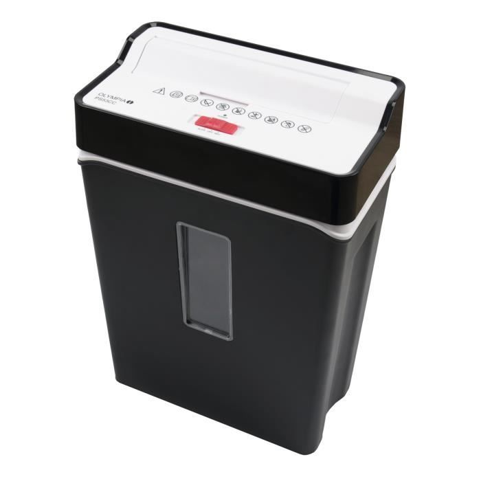 Destructeur De Documents - OLYMPIA - PS 53 CC - Coupe Croisée - Niveau De Sécurité P4 - Noir