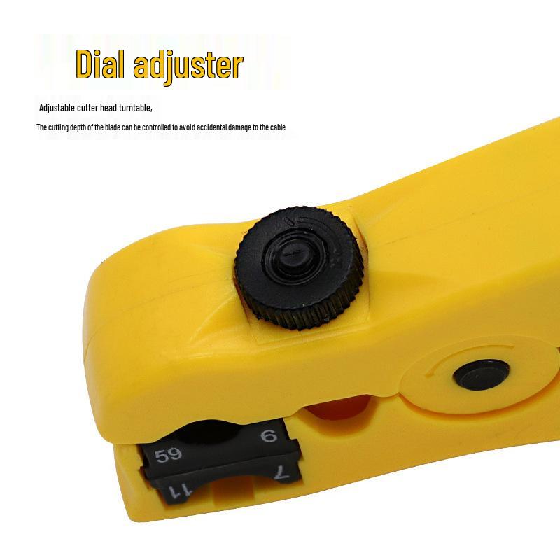Coaxial & Network Cable Stripping and Cutting Pliers