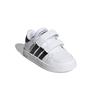 adidas Neo Breaknet Breathable, Slip Resistant, And Abrasion Resistant Low Top Skateboard Shoes White Black FZ0090