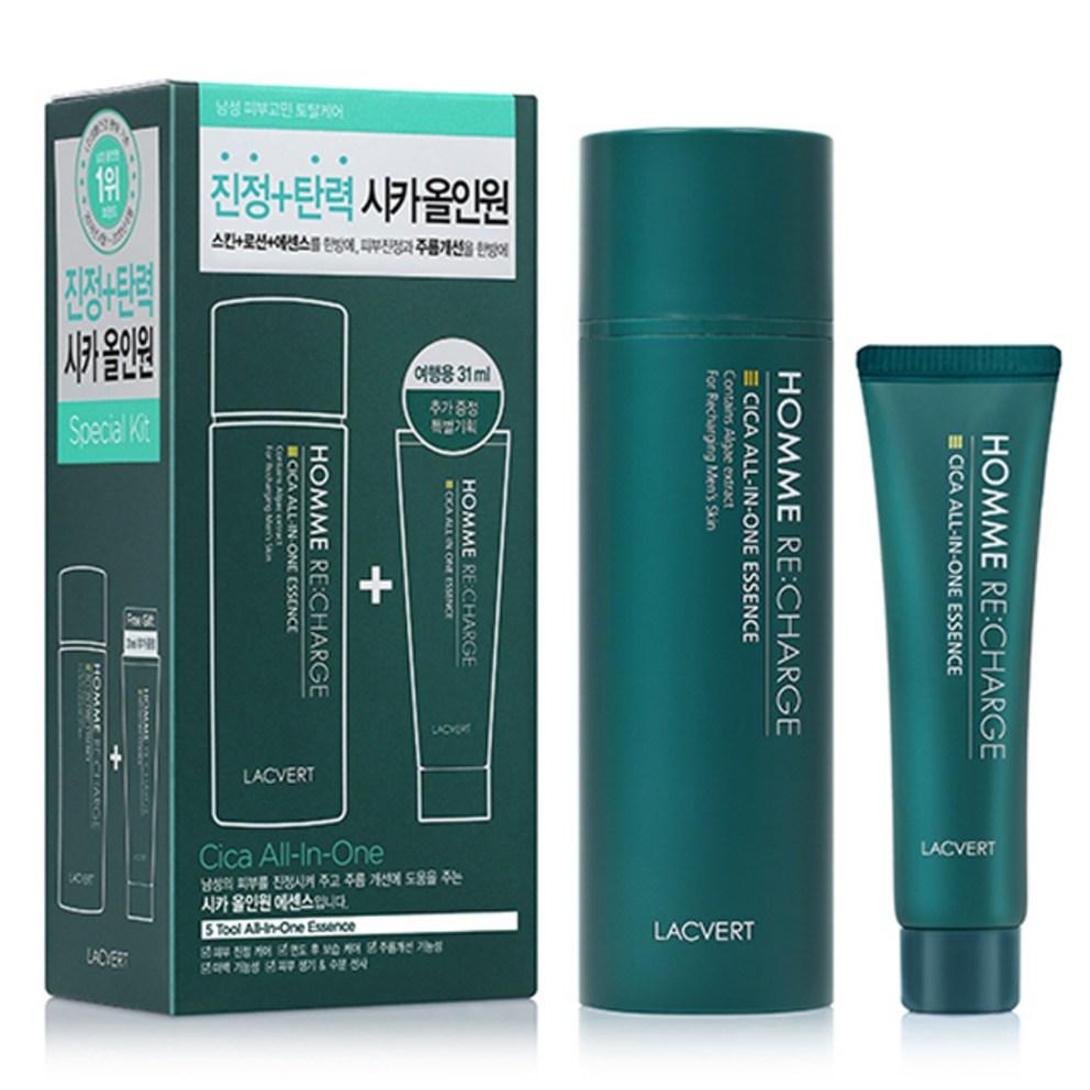 LacVert Homme Recharge Cica All-In-One Essence 150ml + 31ml