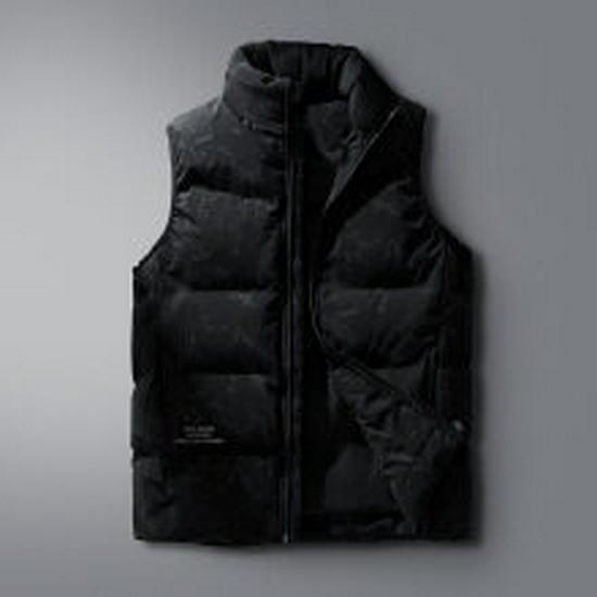 

Унисекс корейский стиль толстый пуховик жилет - большой размер осень/зима модный белый утиный пух жилет 5XL