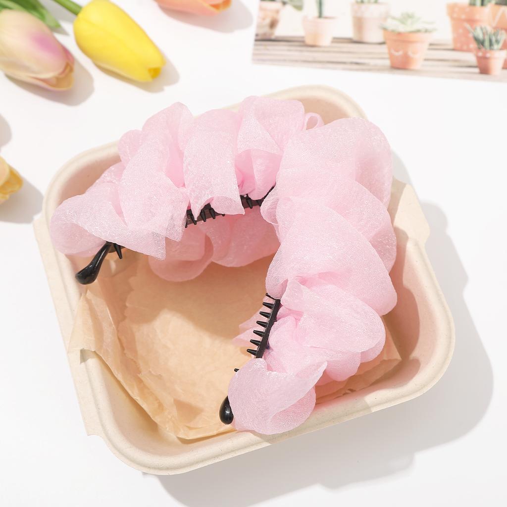 Elegante Coda di Cavallo con Mesh e Arricciature, Molletta a Banana per Capelli, Pinze per Capelli a Forma di Pesce, Fermaglio Twist, Barrette, Accessori per Capelli da Donna