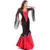 Halloween Vampire Dance Queen Costume Witch Uniform Cospay Court Dress Queen Costume