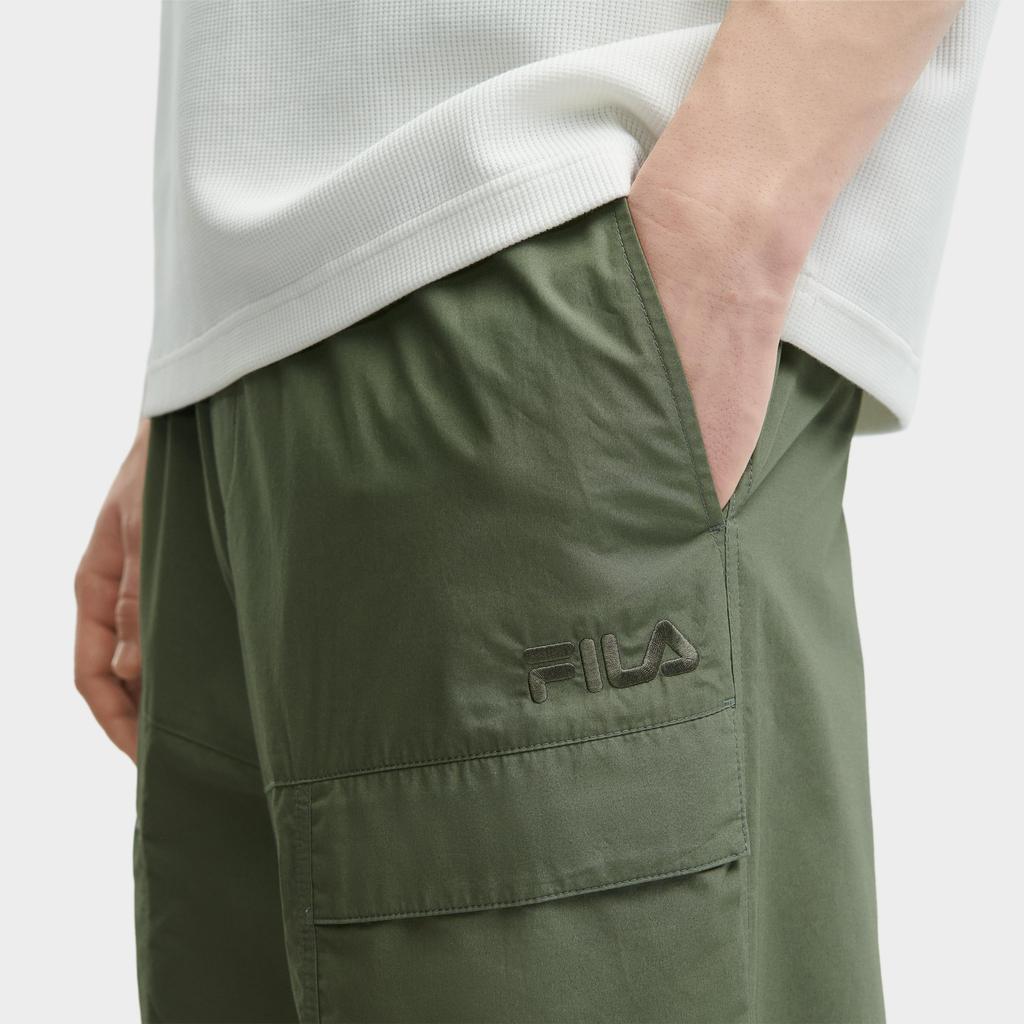New FILA Casual Pants Men's Stone Grind Green F11M429809FGN