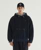 Warm On Signature Symbol Fleece Hoodie Dark Navy