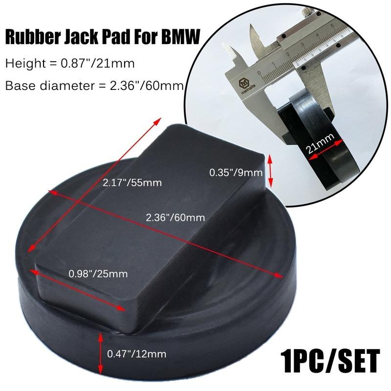 Adaptateur de coussinet de cric en caoutchouc, pour BMW série 3 4 5 E46 E90 E39 E60 E91 E92 X1 X3 X5 X6 Z4 Z8 1M M3 M5 M6 F01 F02 F30 F10