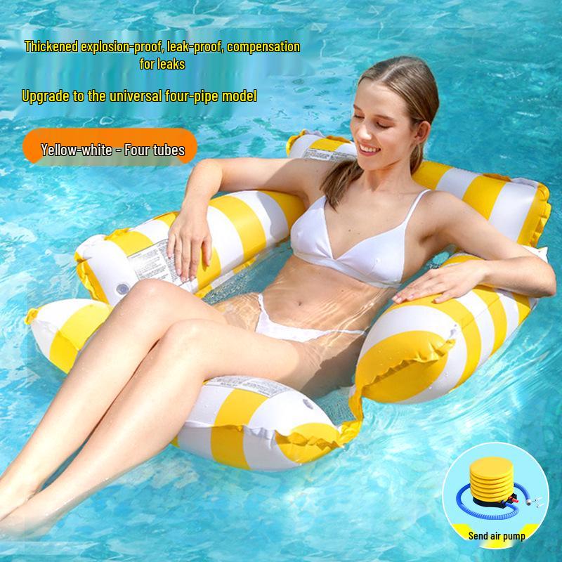 Inflatable Floating Raft & Water Mat: Adult Air Cushion, Kids' Sofa, Swim Ring, Floating Chair