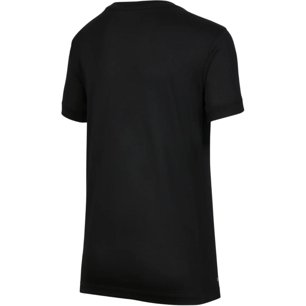 Nike Team Legend Comfortable Quick-Dry Crew Neck Short Sleeve Kids Tops Black IB8678-010