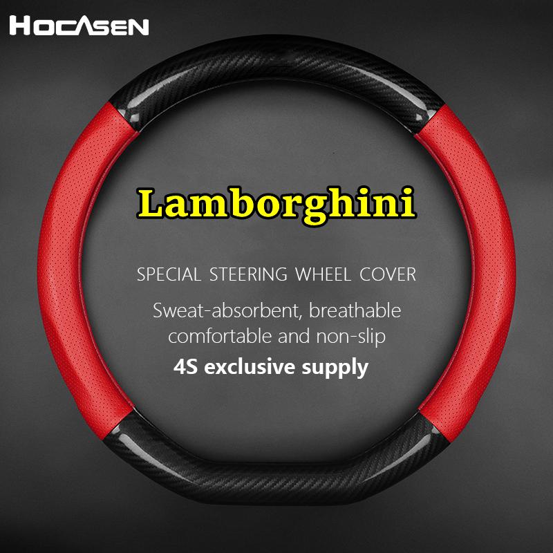 No Smell Thin For LETIN Steering Wheel Cover Genuine Leather Carbon Fiber Fit Pro Max I3 I5 A30 D50 E60 V60