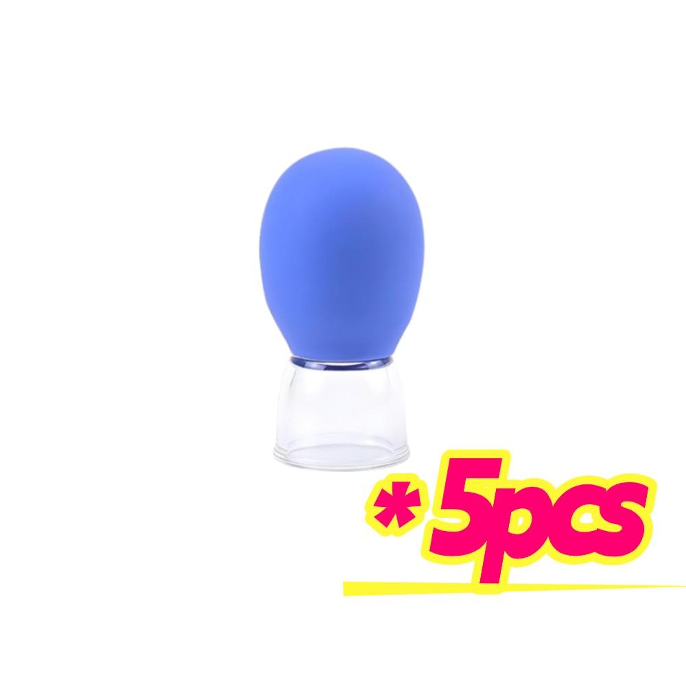 Silikon Gesichtsmasseur Vakuum Augen Haut Gesichtsstraffung Gesichtsbecher Anti Cellulite Glas Anti-Falten Schröpftherapie Schönheitswerkzeug