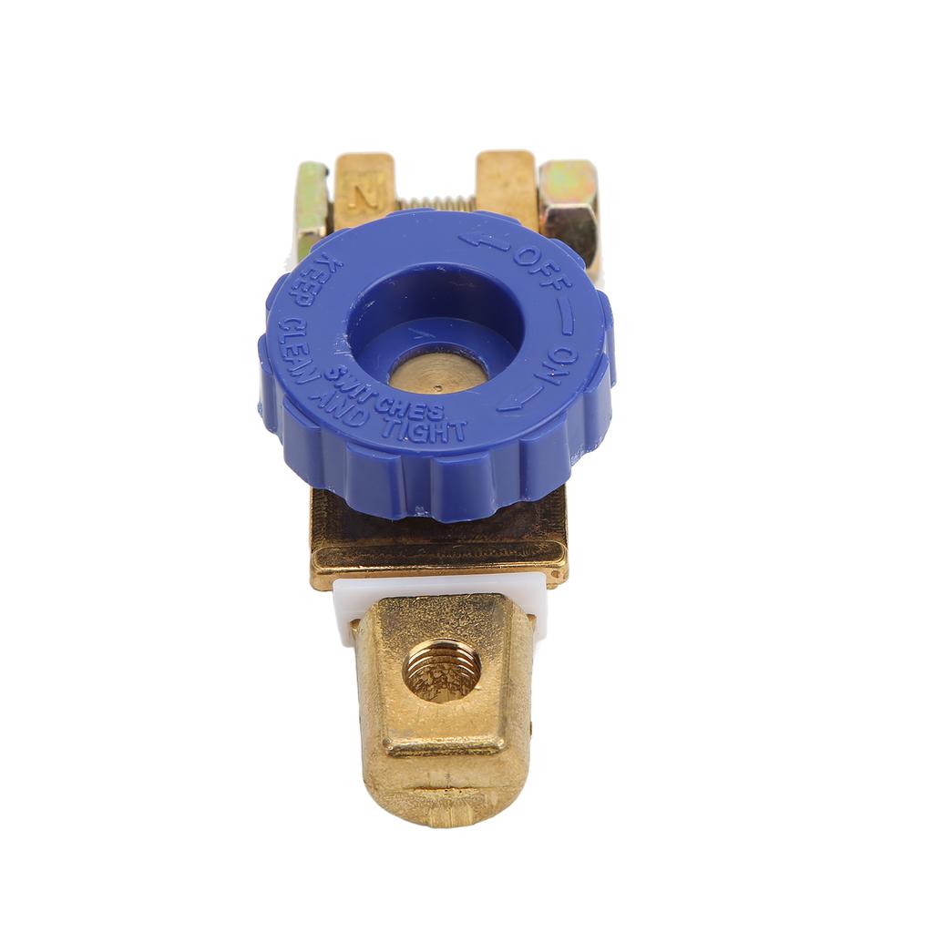 Top Post Battery Disconnect Switch 15‑17mm 100A Brass Rustproof for Car RV Boat Truck