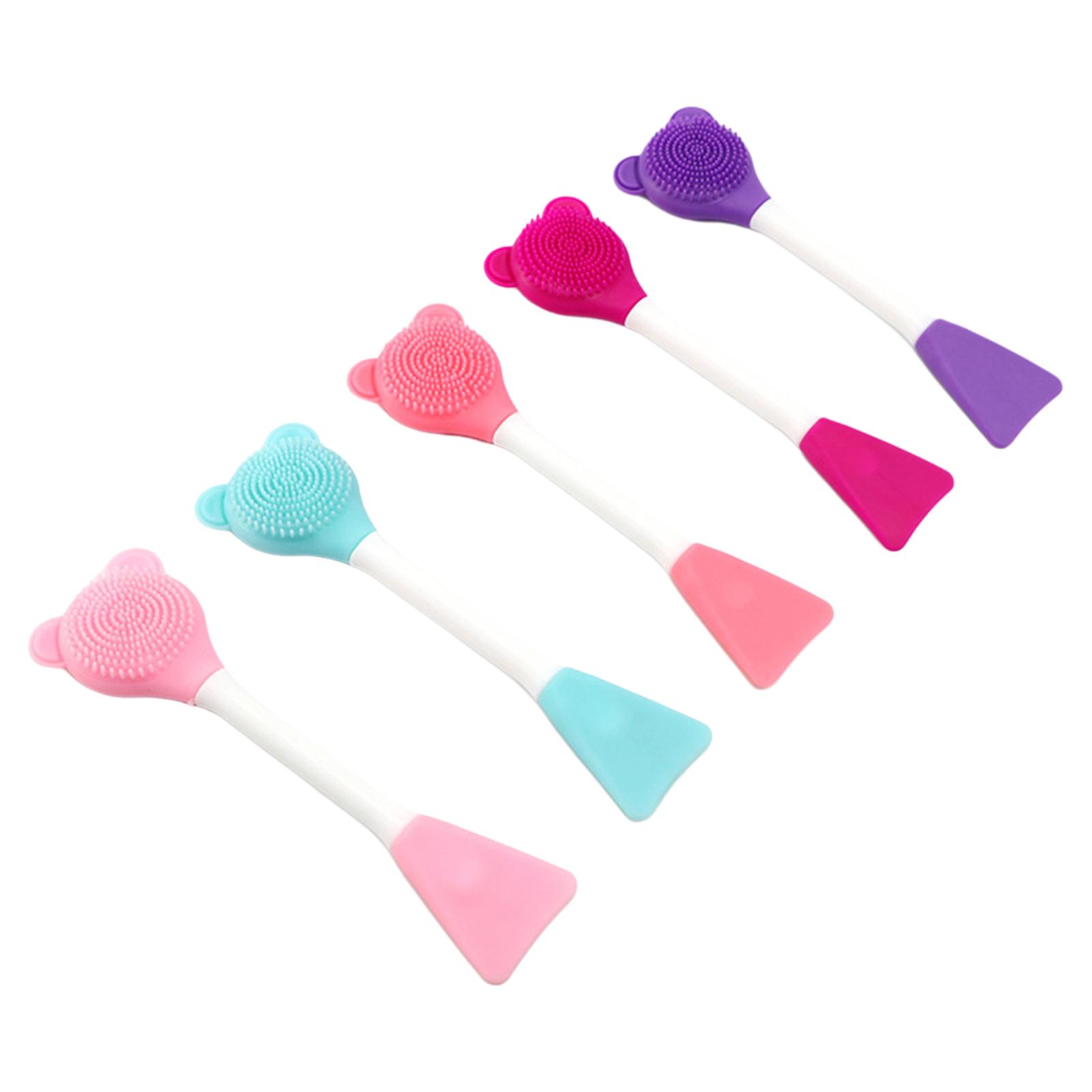 

1 шт. М яка силіконова щітка для вмивання обличчя Ніжний очищувальний інструмент для догляду за шкірою Багатофункціональний аплікатор для масок Блендер для макіяжу One Size