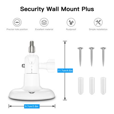 3er-Pack verstellbare Wandhalterung für ARLO HD/ARLO PRO/ARLO PRO2/ARLO GO/ARLO ULTRA/WYZE CAM PAN Home