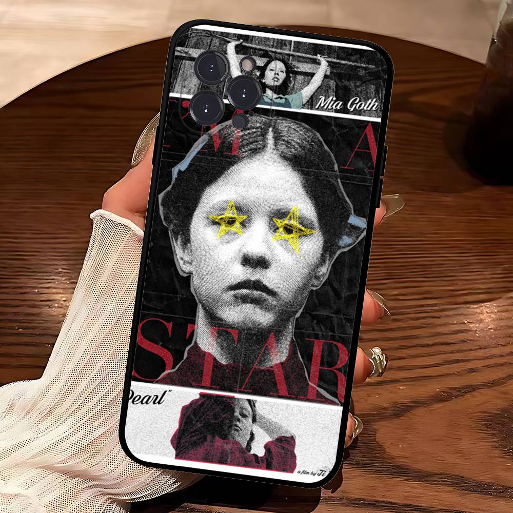 Horror Movie Pearl For IPhone 17 16 15 14 13 12 11 Pro Max 13 17Air Shockproof Soft Phone Cases Coque