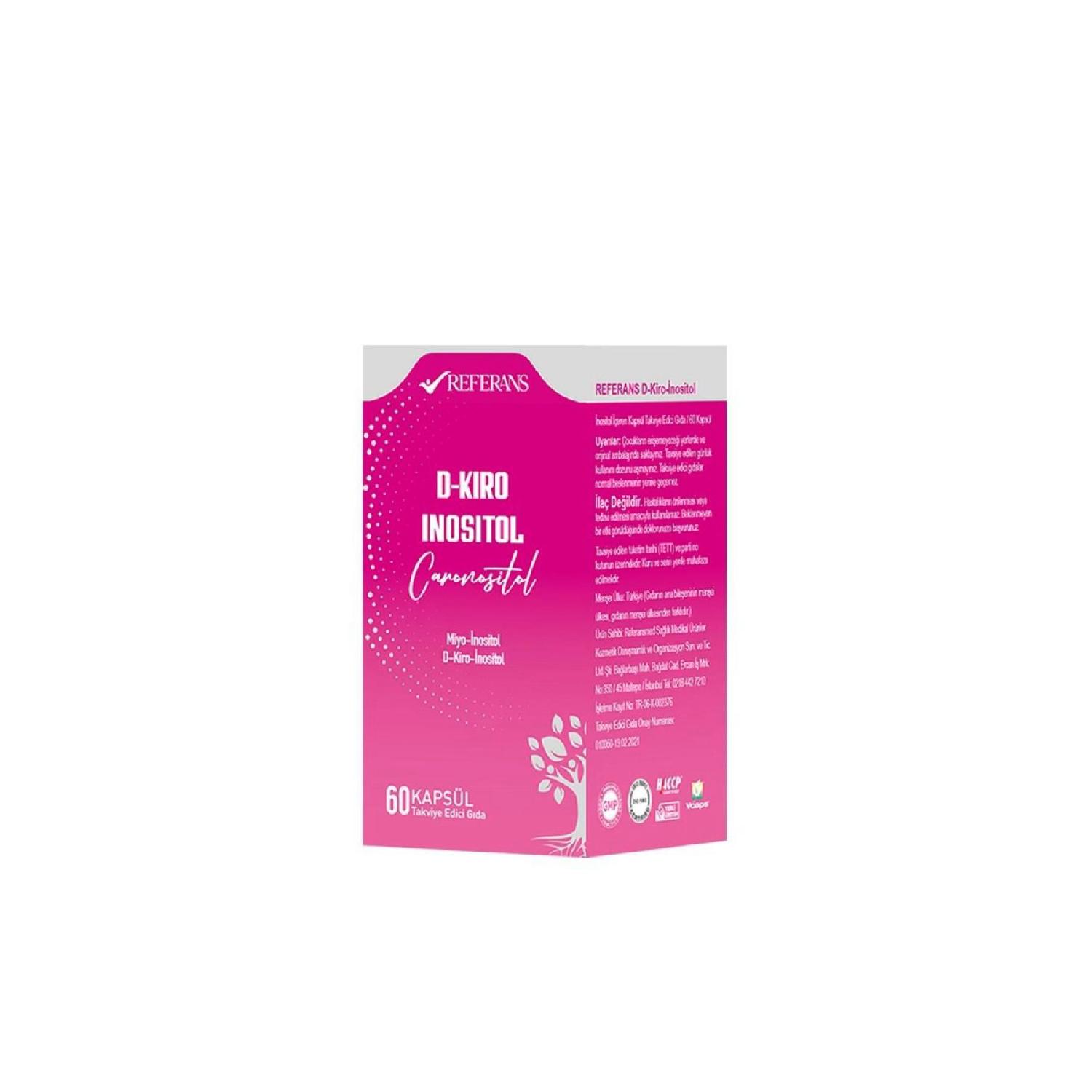 

Reference D Kiro Inositol 60 Capsules