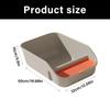 Cats Toilet with Litter Shovel Nonspill High Wall Smoothly Surfaces Litter Box for Kittens Use Easy Cleaning