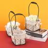 Iron Flower Baskets For Wedding Favors Floral Arrangement Flower Basket Succulent Greenery Baskets