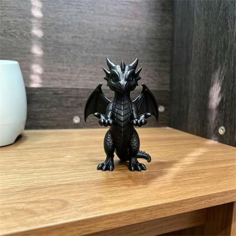 Drachen Stiftehalter für Schreibtisch 3D Gedruckte Drachen Bleistifthalter Ständer Dekorative Schreibtischorganizer Schreibtischzubehör für Heimdekorationen