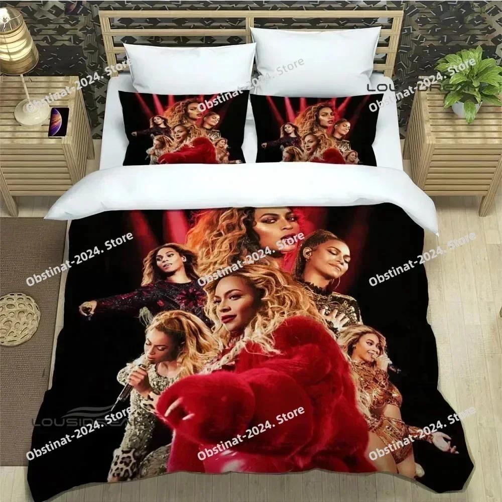3D Beyonce Giselle Knowles Bedding Set Printed single Comforter Quilt Bed Cover Duvet Cover Pillow Case 3 Pieces Kids Adult Size