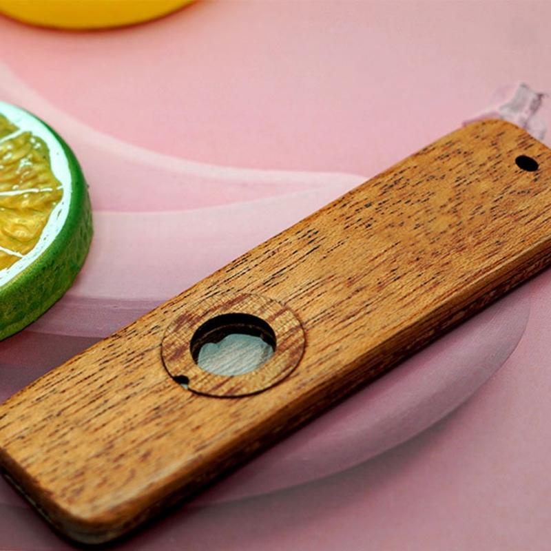 Wood Kazoo With Diaphragm Professional Lightweight Portable Kazoo  Musical Instrument Ukulele Guitar Partner
