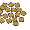 20 Pcs Metal Dome 3.7*3.7*0.35Mm Membrane Button Switch Thin Film Touch Switch 4 Feet Foot Patch Micro Button Switches