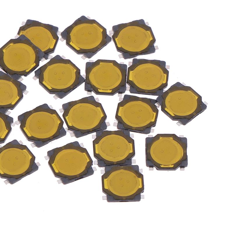 20 Pcs Metal Dome 3.7*3.7*0.35Mm Membrane Button Switch Thin Film Touch Switch 4 Feet Foot Patch Micro Button Switches