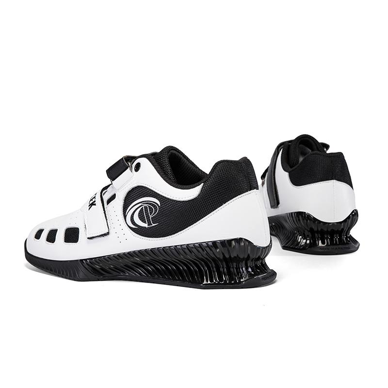 Men's Elastic Weightlifting Shoes Gym Squat Shoes Anti-slip Gym Strength Training Sneakers Breathable Fitness Sports Shoes