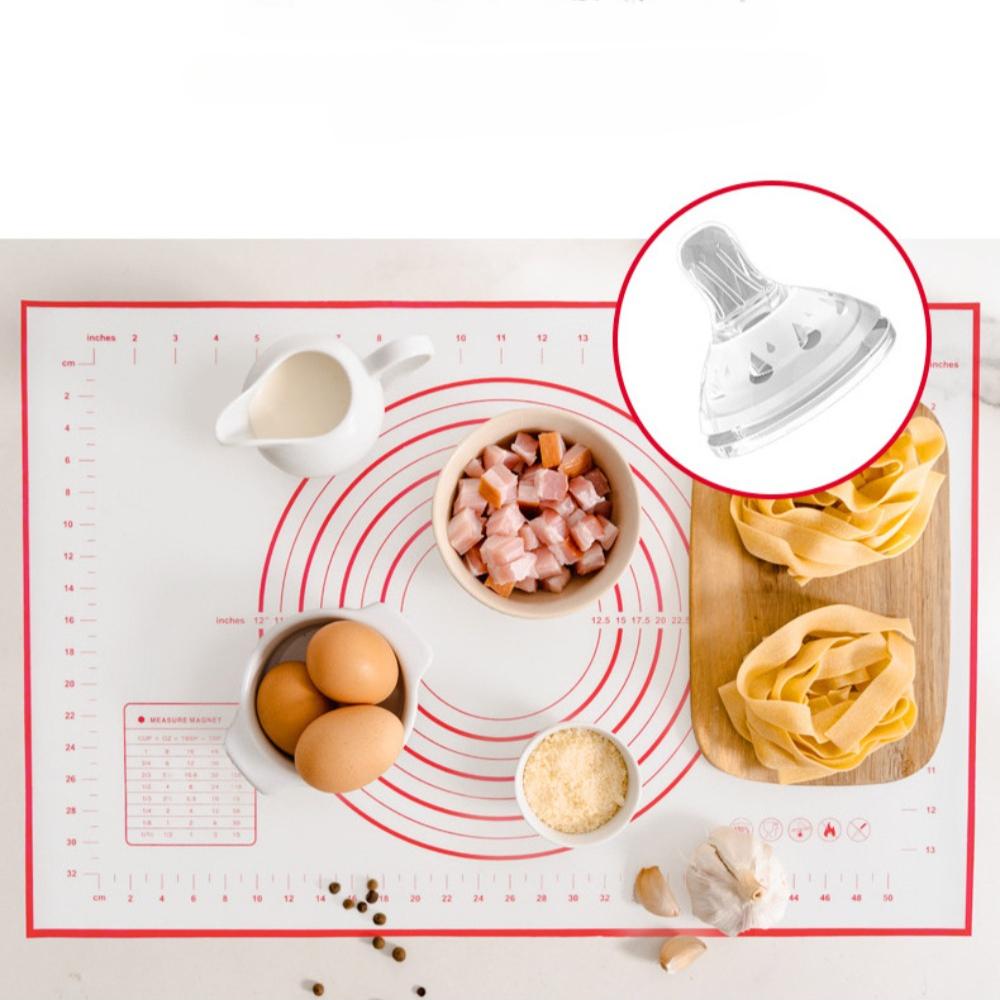 Kneading Dough Mat Silicone Baking Mat Pizza Cake Dough Maker Pastry Kitchen Cooking Grill Gadgets Bakeware Table Mats Pad Sheet