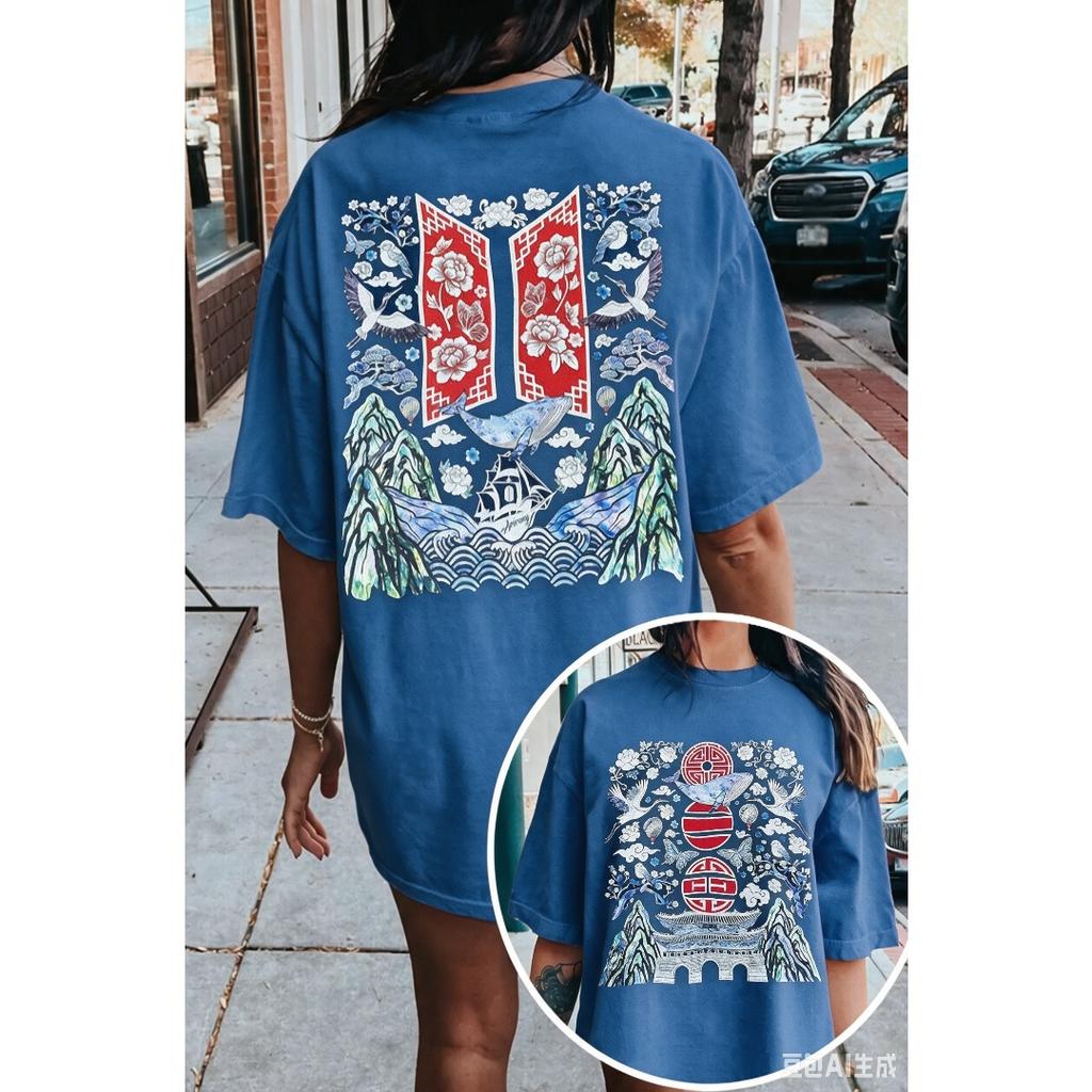 BTS World Tour 2026 T-Shirt Men Women Casual Oversized Streetwear Y2k Loose Soft Short Sleeve Comfortable Breathable Female Male Clothing