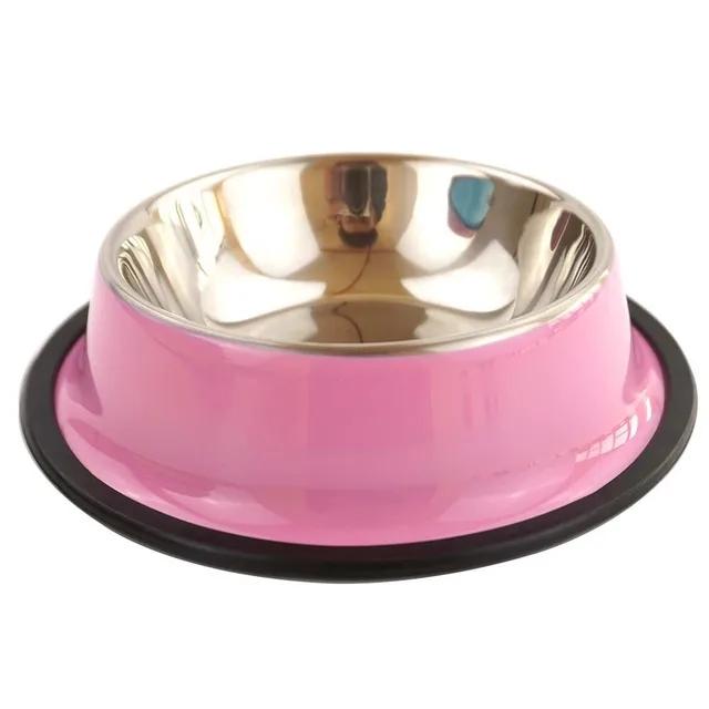 Personalized Stainless Steel Dog Bowl Custom Name Pet Food Feeding Dishes Non-slip Puppy Feeder Bowl with Name Gift for Dog