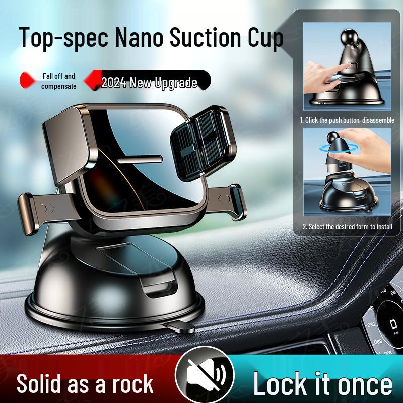 Saugnapf-Handyhalter für Auto-Armaturenbrett & Lüftungsschlitz-Navigation