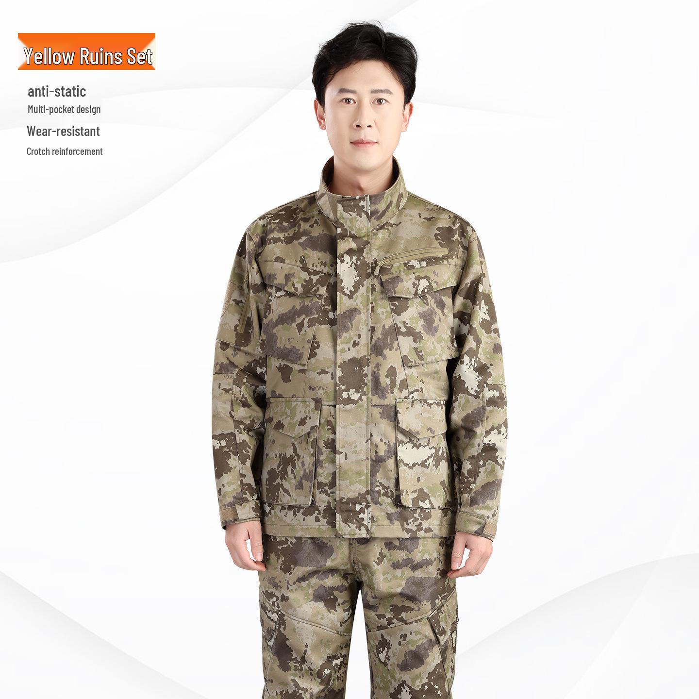 Men s Spring & Autumn Anti-static Workwear Set: Breathable, Wear-resistant, Tactical & Outdoor Jacket. 185 (160-180 lbs recommended)