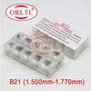 B21 1.50-1.77mm Common Rail Injector Adjustment Washers Shims Repair Kits B21 Auto Diesel Engine Gasket for