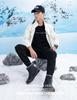 Unisex Mid-Top Waterproof Winter Snow Boots with Anti-Slip Sole and Plush Lining