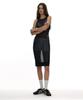 Partimento Woman Numbering Printed Mesh Dress_Navy
