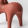 Decorazione per la Casa di Animali Contemporanea Statuetta Astratta di Cavallo in Ceramica, Statua Moderna per Ufficio Decorazione con Texture Satinata, Ornamento Scultura Artistica