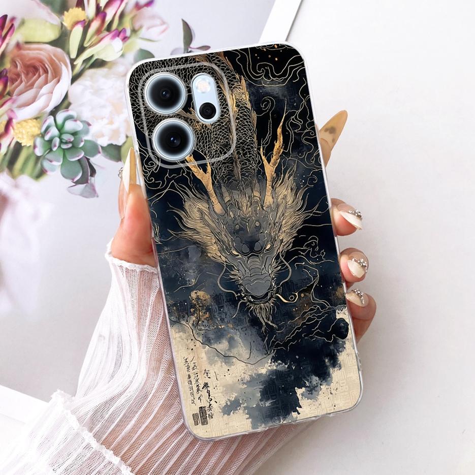 For Oppo Reno 14 Pro Case Reno14 F 5G Colorful Flowers Painted Cover Soft Slim Phone Case For Oppo Reno 14F Reno14 FS Pro Fundas