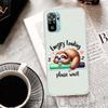 Animal Cute Cartoon Sloth Coffee Cover For Xiaomi Redmi Note 10 9S 9 8T 8 Pro 7 5 Mi 9T 10T 11T 12T 11 12 Lite 12X A3 A2 A1 Prin