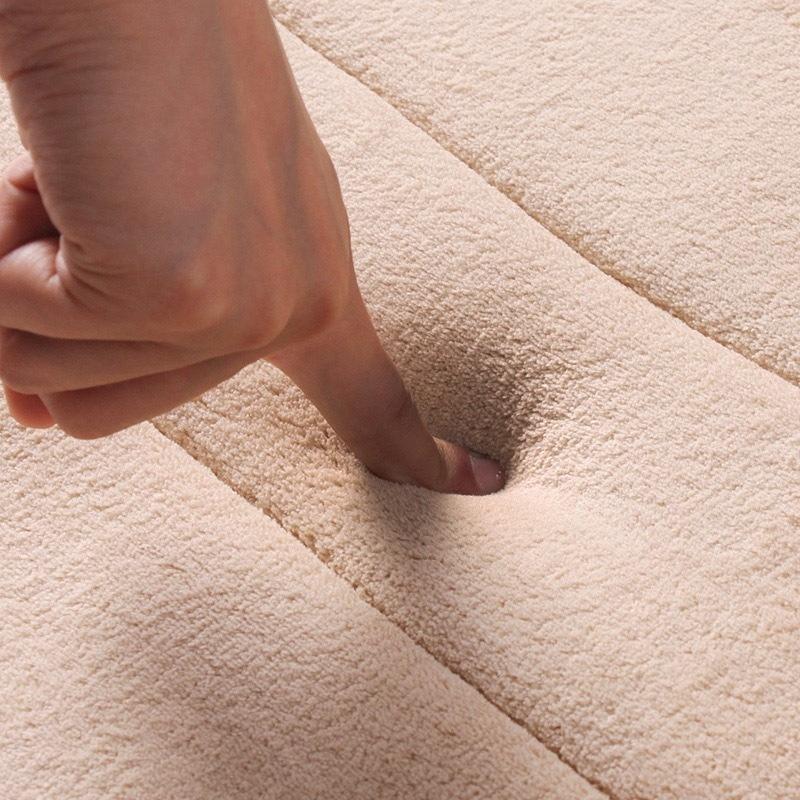 1PC New Thickening Non Slip Carpet Bath Mat Bathroom Coral Velvet Memory Foam Doormat Rug Water Abso