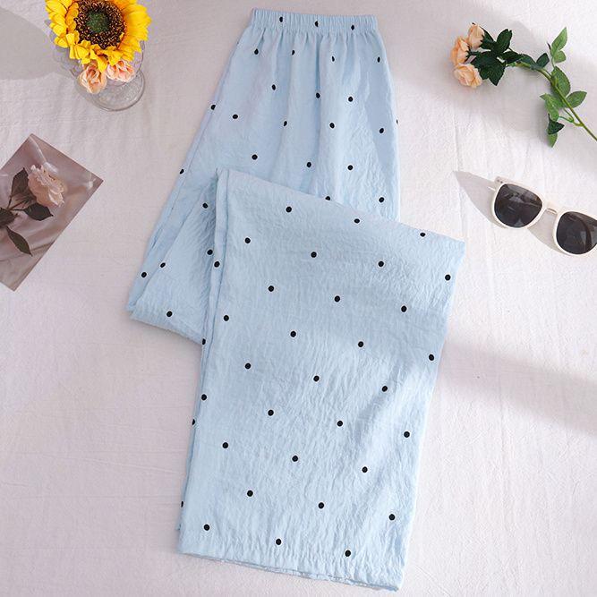 Women's Miracle Pajama Pants: Spring/Summer, Loose, Mosquito-Proof, Thin Casual Wear for Walks and Air-Conditioned Rooms.