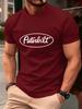 T-shirt in Cotone con Stampa Lettere Peterbilt da Uomo Estive Morbide Oversize Girocollo Manica Corta Top Comodi Abbigliamento Base