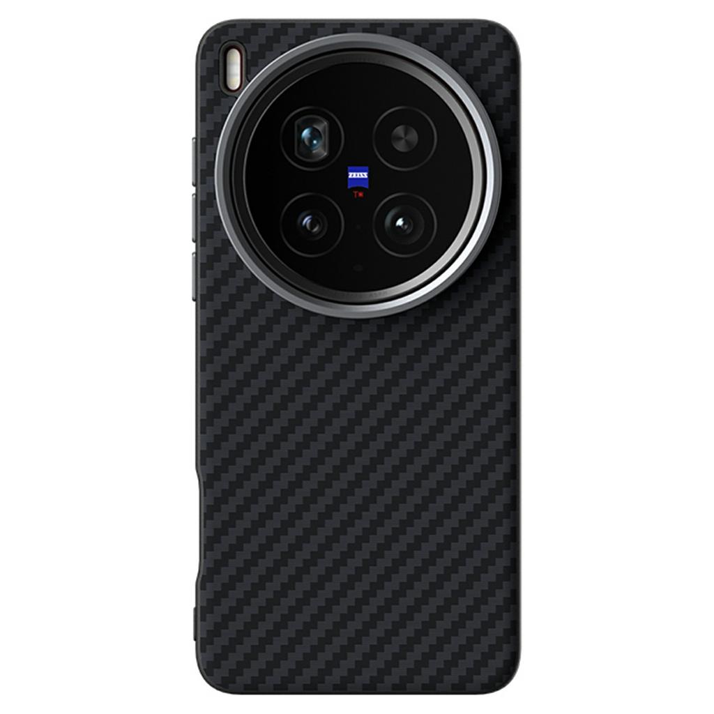 ABEEL For vivo X200 Ultra 5G Magnetic Case Carbon Fiber Texture Back Cover