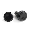 Front Axle Nut Caps for Harley Softail Low Rider ST FXLRST, S FXLRS, S/ST Street Bob, Fat Bob 2018-2026, CNC Billet Aluminum Gloss Black, 2 Pack